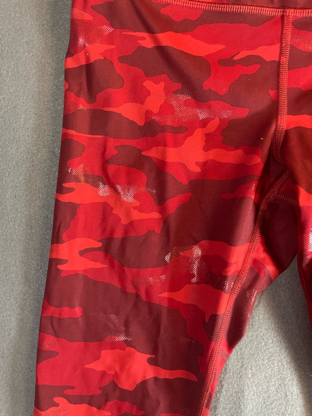Athleta Red Camouflage High-Rise Leggings - Picture 3 of 6